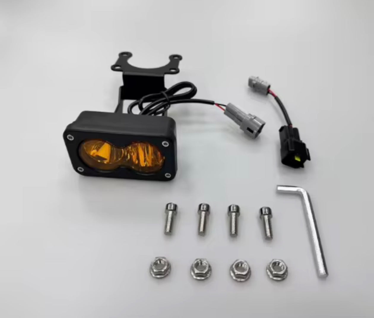 For Sur Ron Sur-Ron SurRon Segway Talaria Plug N Play Waterproof for Headlight Switch Yellow Spot Flood Led Pod Combo Kit Set